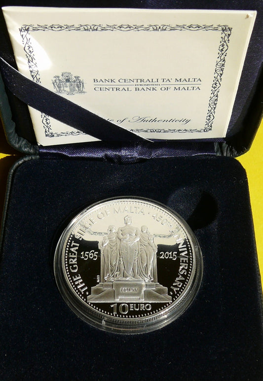 10 EURO MALTA 2015 - 450 ROCZNICA OBLĘŻENIA MALTY