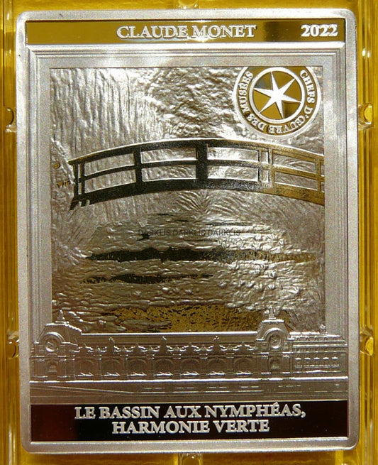 10 EURO FRANCJA 2022 STAW LILII WODNYCH CLAUDE MONET