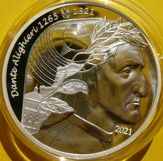 20 EURO FRANCJA 2021 ROCZNICA ŚMIERCI DANTEGO ALIGHIERI