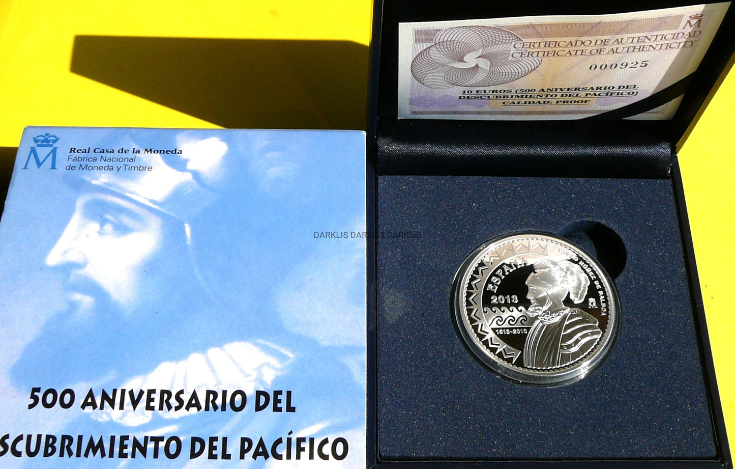 10 EURO HISZPANIA 2013 ODKRYCIE OCEANU SPOKOJNEGO