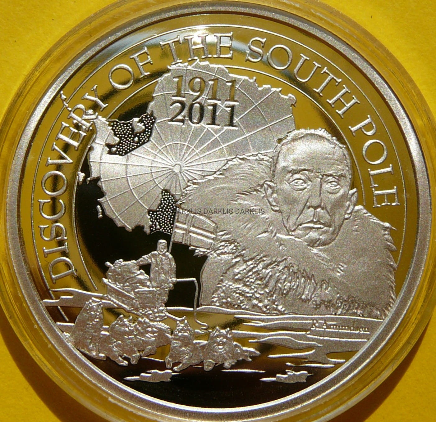 10 EURO BELGIA 2011 ODKRYCIE BIEGUNA POŁUDNIOWEGO