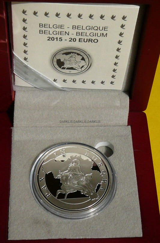 20 EURO BELGIA 2015 - 70 LAT POKOJU w EUROPIE