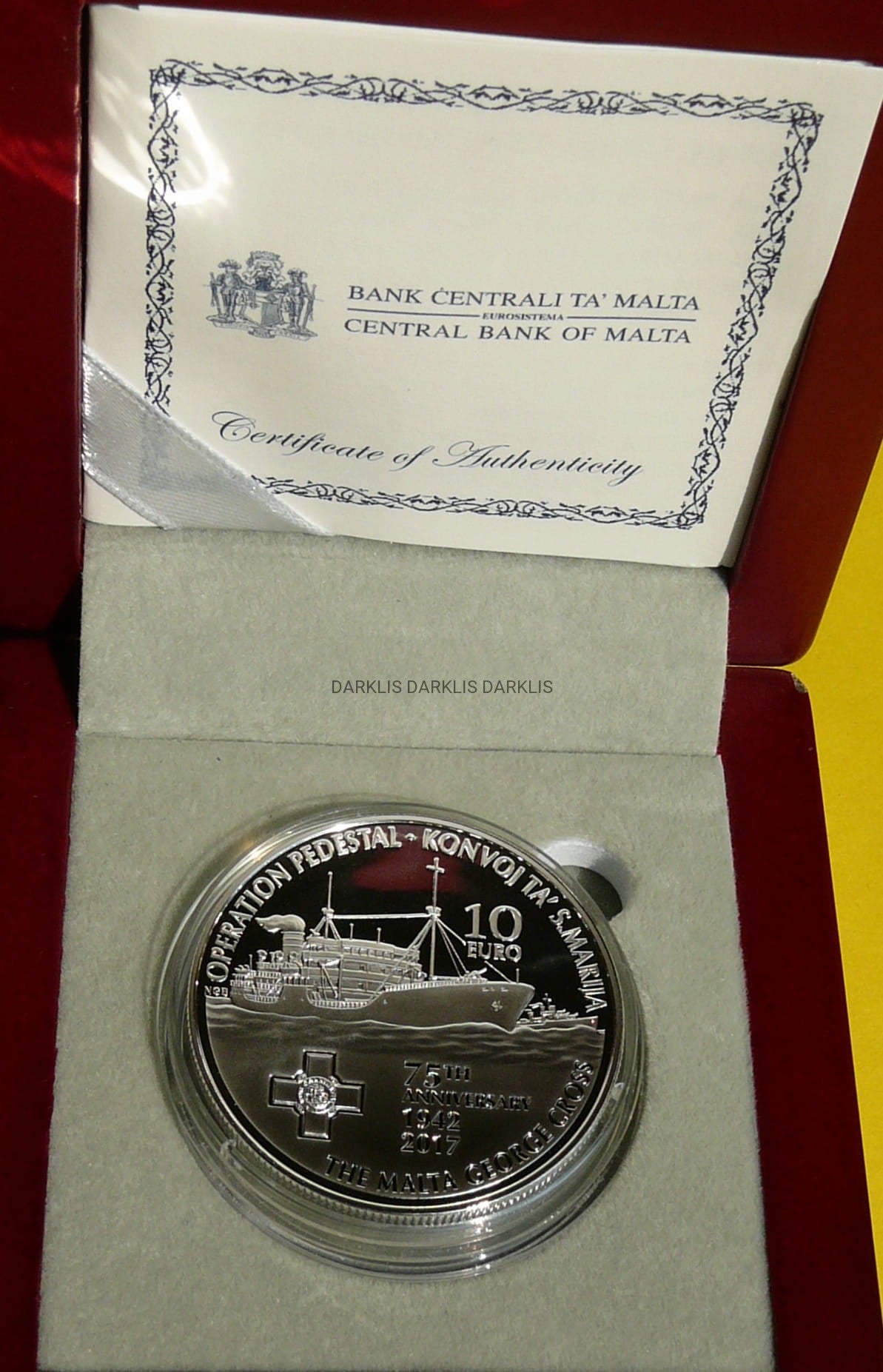 10 EURO MALTA 2017 OPERACJA PEDESTAL 75 ROCZNICA RZADKA