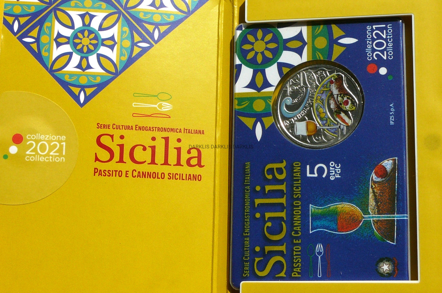 5 EURO WŁOCHY 2021 CANNOLI I PASSITO KULTURA WŁOSKA