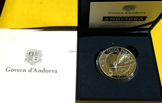 5 EURO ANDORA 2018 25 ROCZNICA KONSTYTUCJI ANDORY