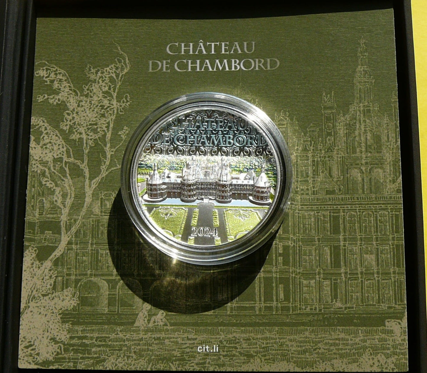 10$ COOK ISLANDS 2024 CHATEAU DE CHAMBORD HIGH RELIF