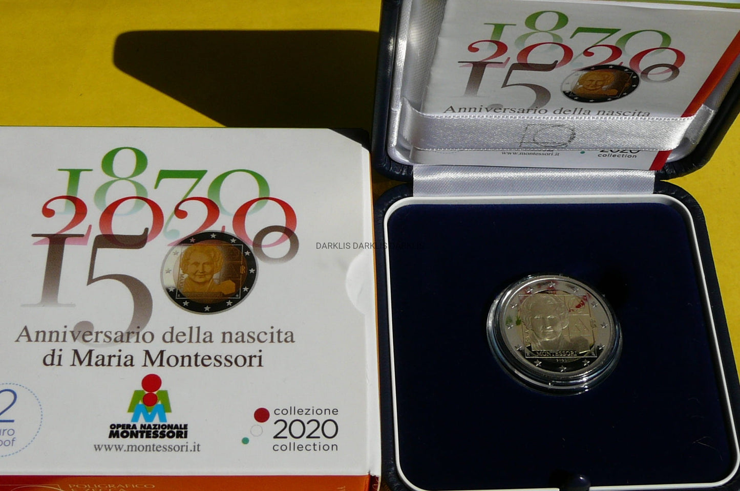 2 EURO WŁOCHY 2020 MARIA MONTESSORI PROOF MENNICZA
