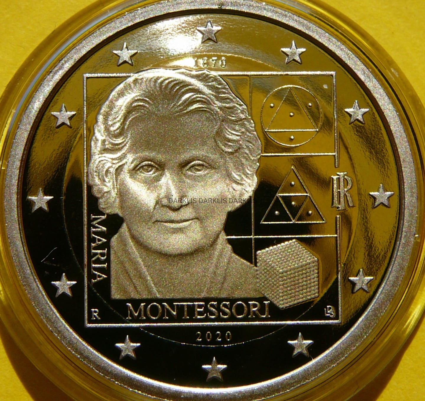 2 EURO WŁOCHY 2020 MARIA MONTESSORI PROOF MENNICZA