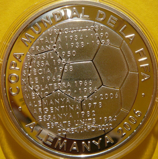 10 DINAR ANDORA 2003 PIŁKA NOŻNA FIFA MUNDIAL 2006