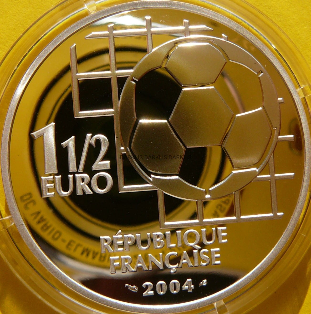 1,5 EURO FRANCJA 2004 PIŁKA NOŻNA 100-LECIE FIFY