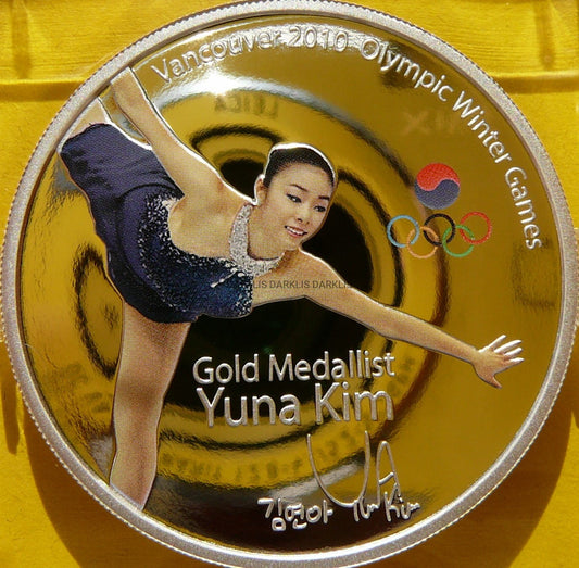1$ TUVALU JAZDA FIGUROWA YUNA KIM OLIMPIADA VANCOUVER