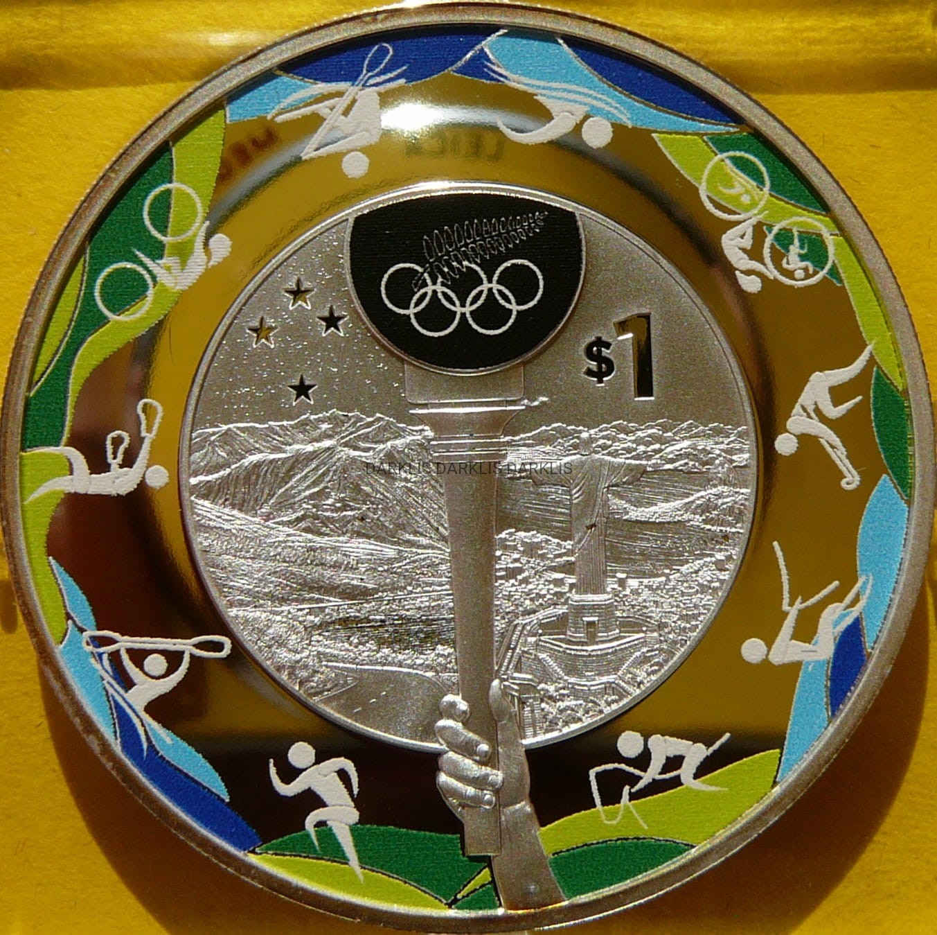 1$ NOWA ZELANDIA 2016 ZNICZ OLIMPIADA RIO DE JANEIRO JEZUS