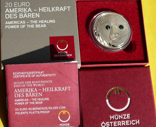20 EURO AUSTRIA 2023 UZDRAWIAJĄCA MOC NIEDŹWIEDZIA +CER