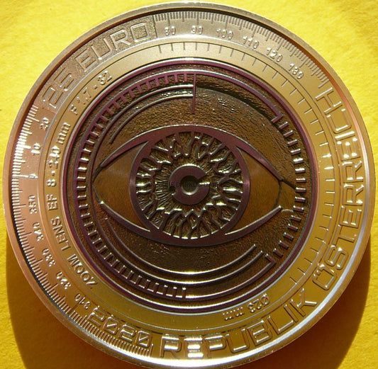 25 EURO AUSTRIA 2020 OCHRONA DANYCH RODO Ag + NIOB
