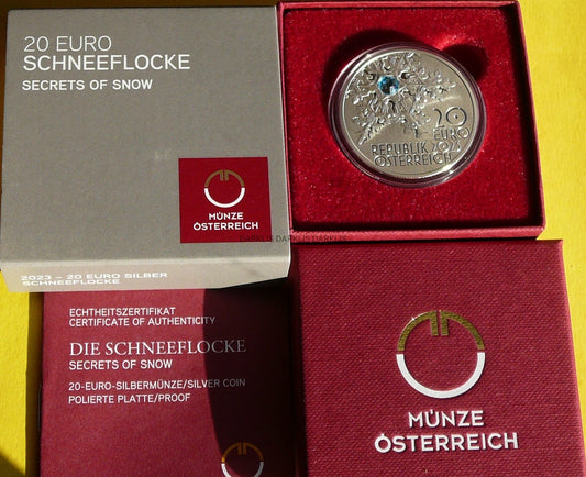 20 EURO AUSTRIA 2023 ŚNIEŻNE TAJEMNICE KRÓLOWA LODU