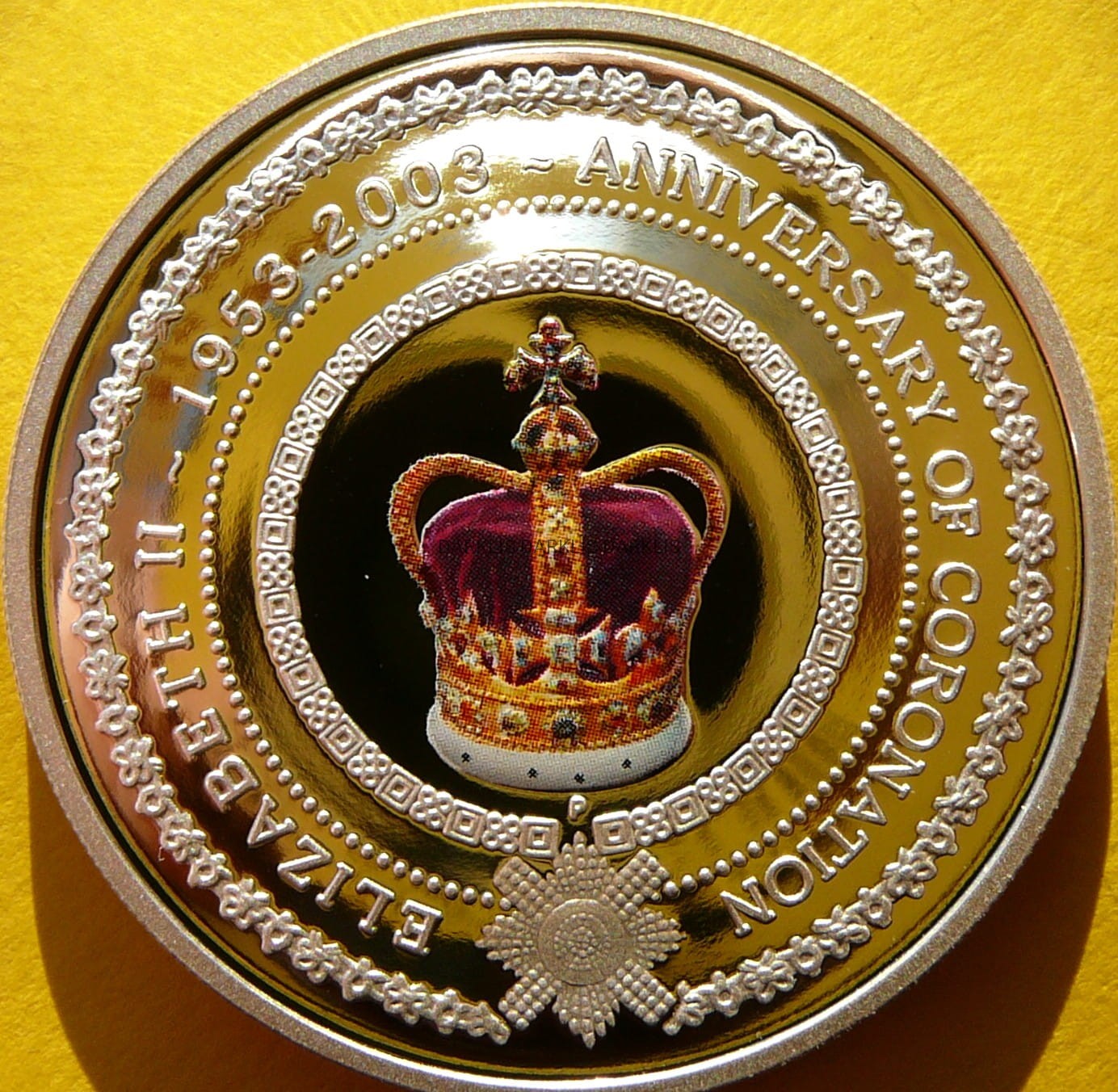 1$ AUSTRALIA 2003 ROCZNICA KORONACJI ELŻBIETY II KOLOR