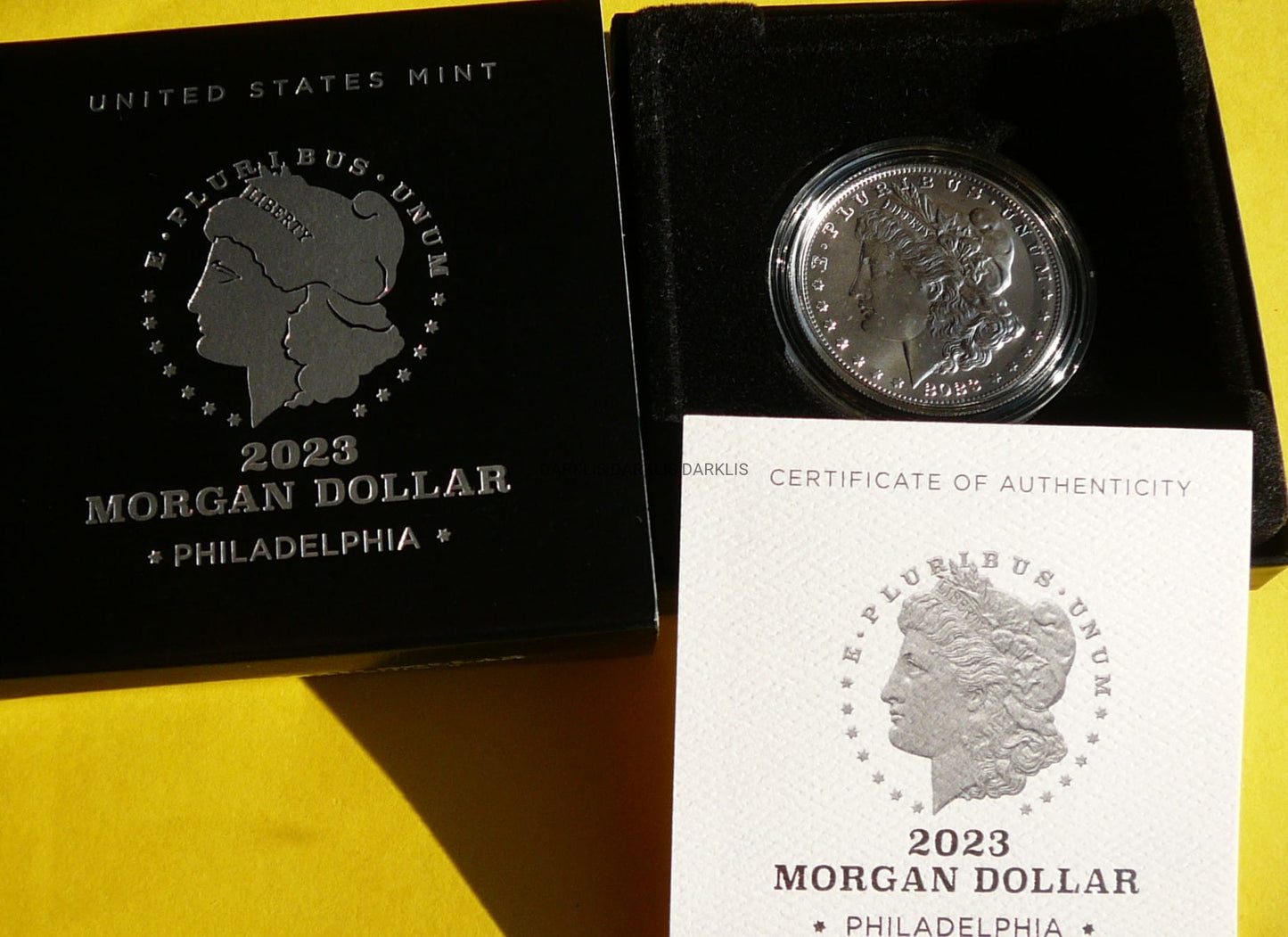 1$ USA 2023 DOLLAR MORGANA LIBERTY EAGLE MATT