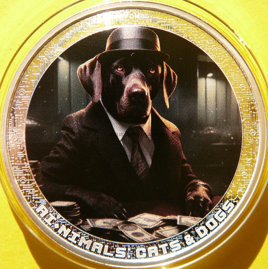 1000 FRANK KAMERUN 2025 ZWIERZĘTA AI PIES BANKIER MAFII