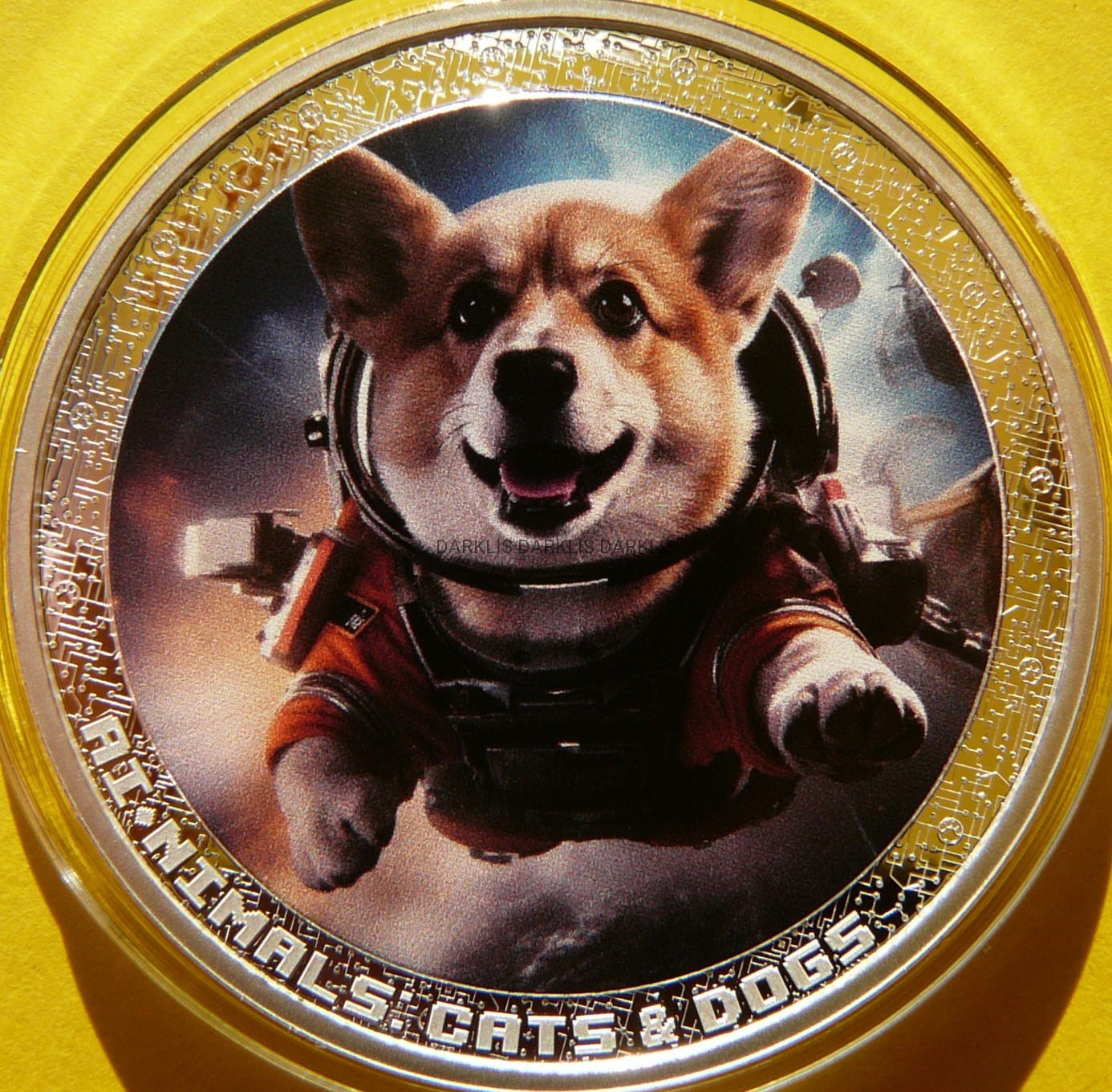 1000 FRANK KAMERUN 2025 ZWIERZĘTA AI PIES ASTRONAUTA