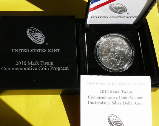 1$ USA 2016 MARK TWAIN PISARZ SATYRYK BAJKI MATT