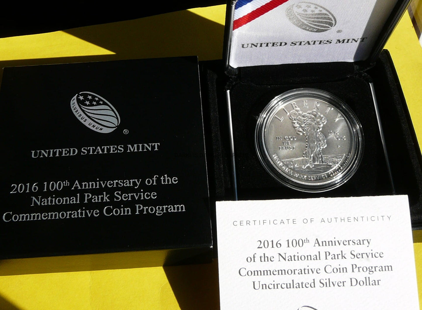 1$ USA 2016 SŁUŻBA PARKÓW NARODOWYCH USA MATT