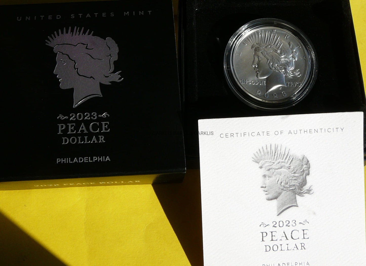 1$ USA 2023 DOLLAR PEACE LIBERTY EAGLE MATT