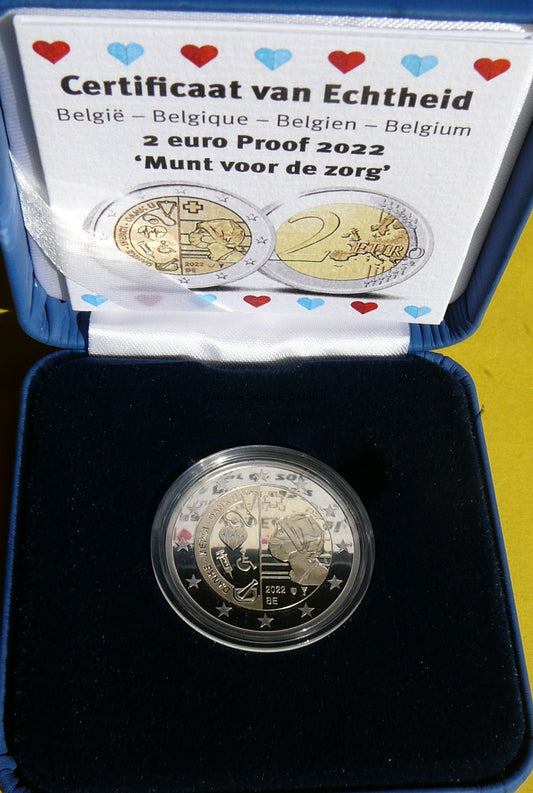 2 EURO BELGIA 2022 PODZIĘKOWANIE ZA WALKĘ Z COVID PROOF