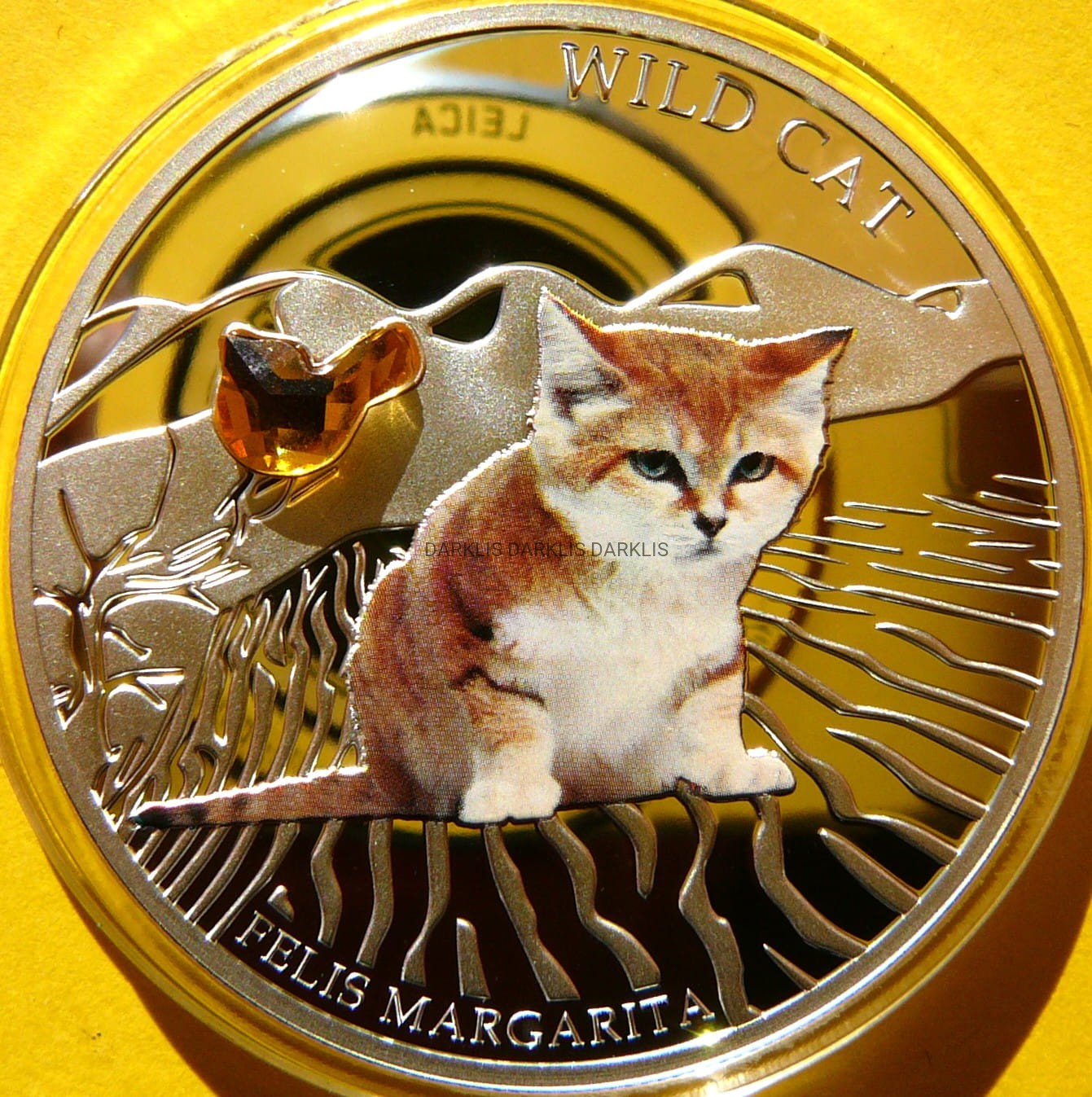 2$ FIJI 2013 KOT PUSTYNNY DZIKI KOT KOLOR KRYSZTAŁ