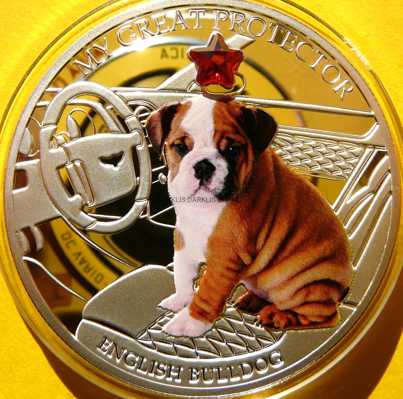 2$ FIJI 2013 PIES BULDOG ANGIELSKI MÓJ WIELKI OBROŃCA