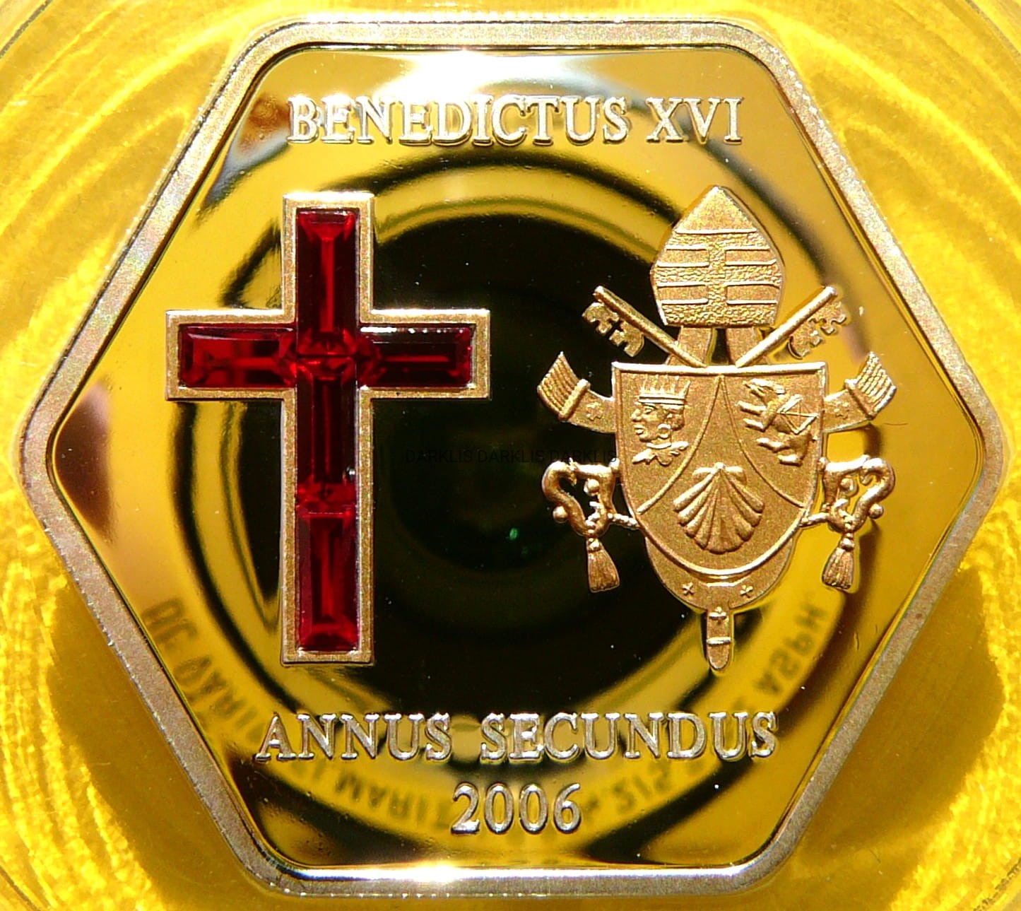5$ COOK 2006  PAPIEŻ BENEDYKT XVI DRUGI ROK SWAROVSKI