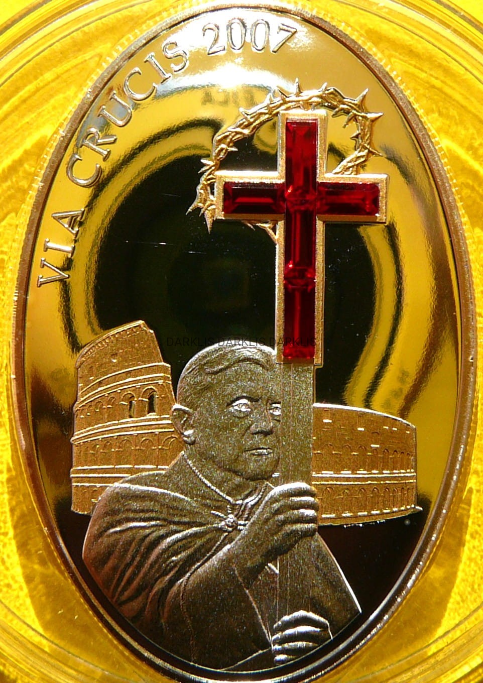5$ COOK 2007 BENEDYKT XVI DROGA KRZYŻOWA SWAROVSKI