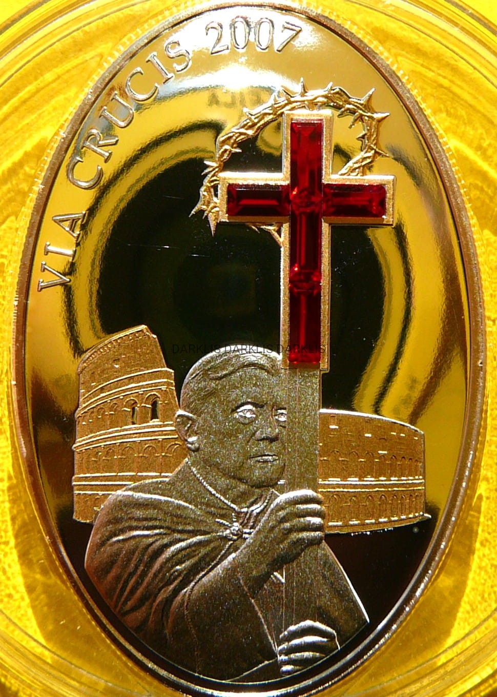 5$ COOK 2007 BENEDYKT XVI DROGA KRZYŻOWA SWAROVSKI