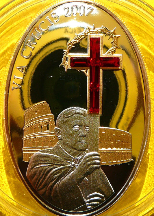 5$ COOK 2007 BENEDYKT XVI DROGA KRZYŻOWA SWAROVSKI