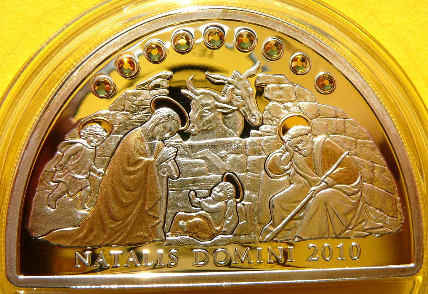 5$ COOK 2010 ŚWIĘTA BOŻE NARODZENIE BETLEJEM SWAROVSKI