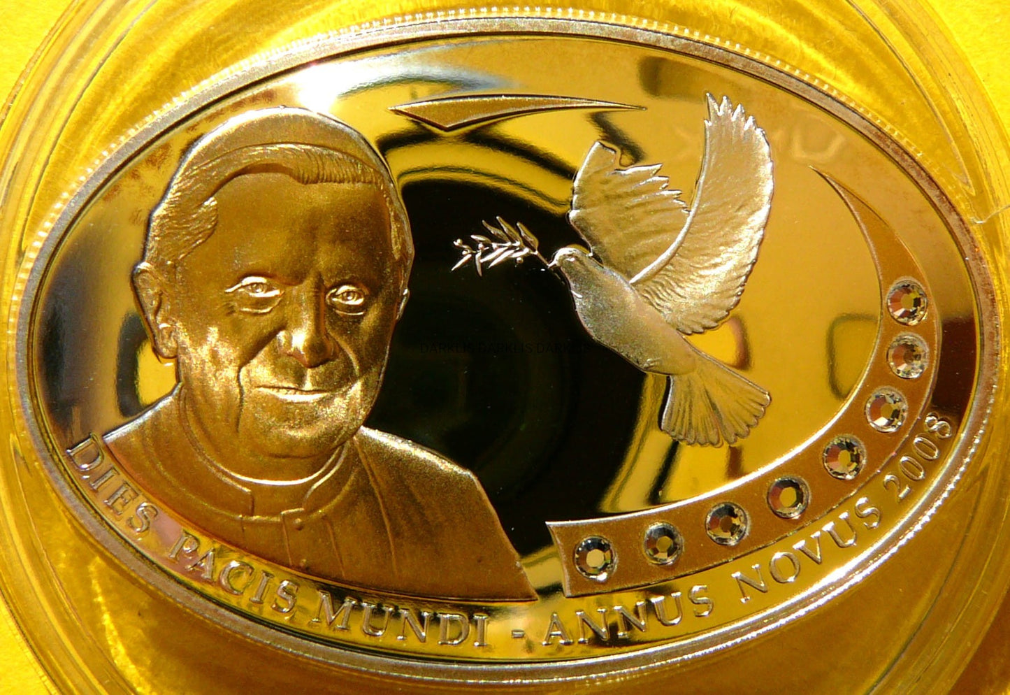 5$ COOK 2008 BENEDYKT ŚWIATOWY DZIEŃ POKOJU SWAROVSKI