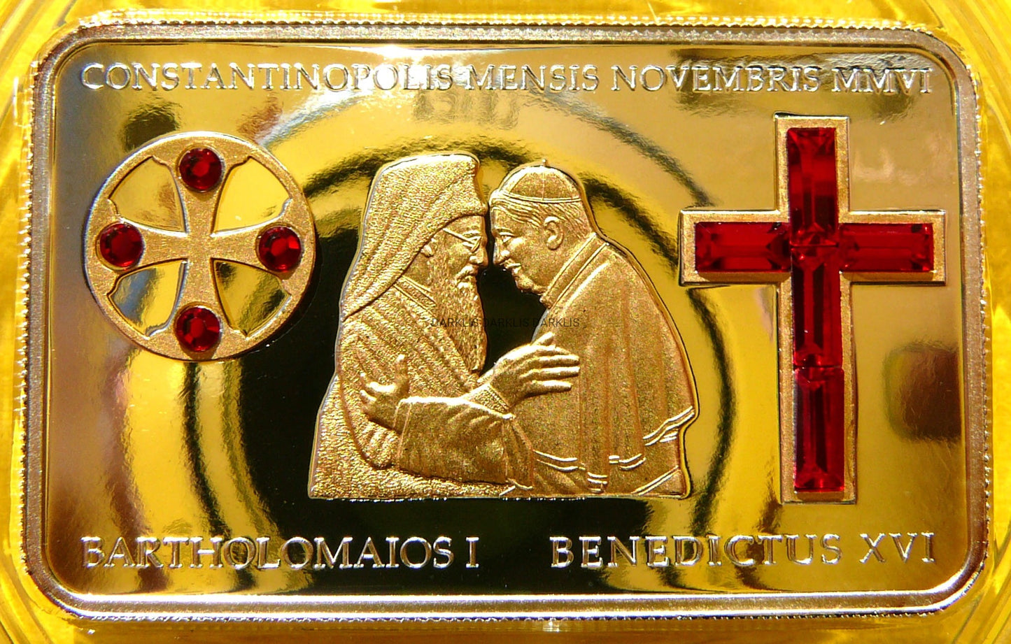 5$ COOK 2006 BENEDYKT XVI POJEDNANIE RELIGII SWAROVSKI