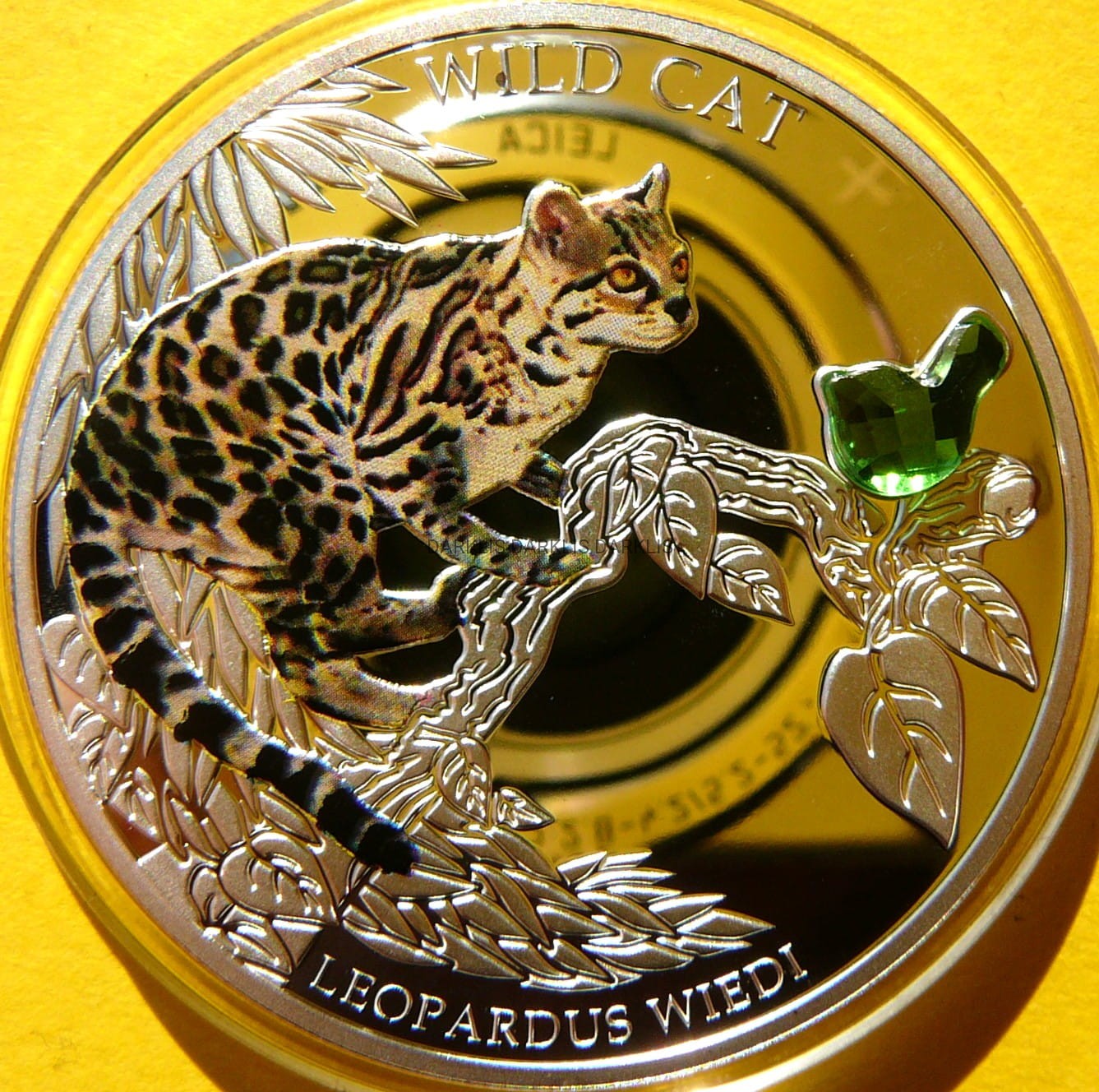 2$ FIJI 2013 OCELOT NADRZEWNY DZIKI KOT KOLOR KRYSZTAŁ