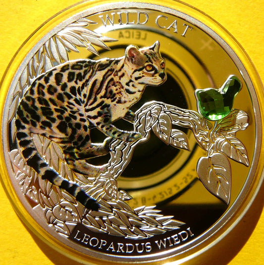 2$ FIJI 2013 OCELOT NADRZEWNY DZIKI KOT KOLOR KRYSZTAŁ