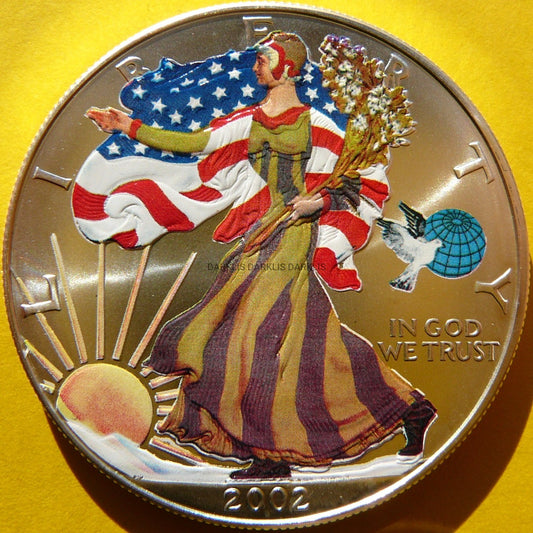 1$ USA 2002 BOGINI LIBERTY ŚWIATOWY DZIEŃ POKOJU KOLOR