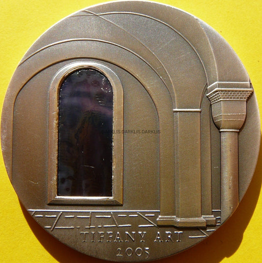 10$ LIBERIA 2005 ARCHITEKTURA ROMAŃSKA TIFFANY ART