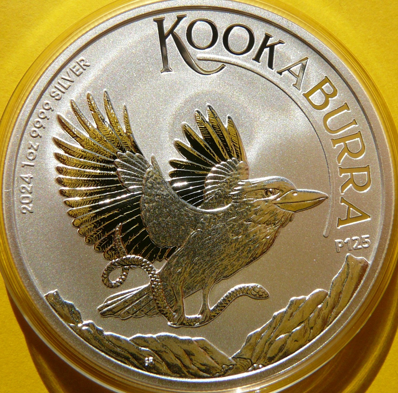 1$ AUSTRALIA 2024 PTAK KOOKABURRA SREBRO 999 UNCJA