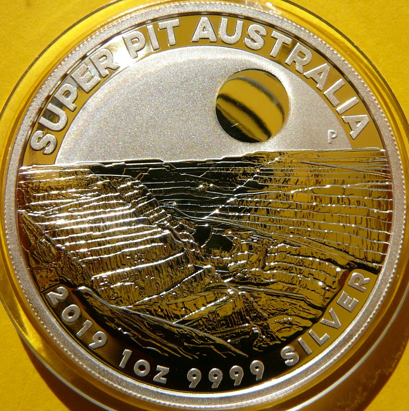 1$ AUSTRALIA 2019 KOPALNIA ZŁOTA SUPER PIT Ag Oz