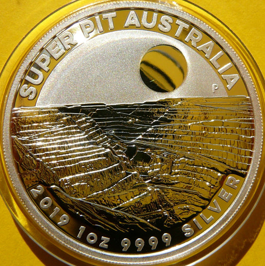 1$ AUSTRALIA 2019 KOPALNIA ZŁOTA SUPER PIT Ag Oz