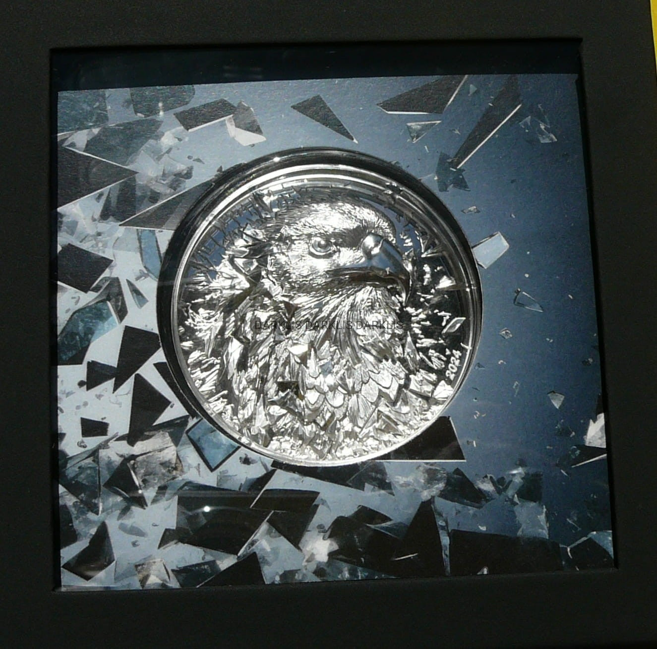 20$ COOK 2024 SILVER BURST BALD EAGLE HIGH RELIEF RZADKA