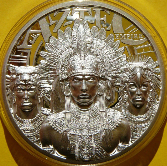 5$ COOK 2025 AZTEC EMPIRE AZTEKOWIE HIGH RELIEF RZADKA