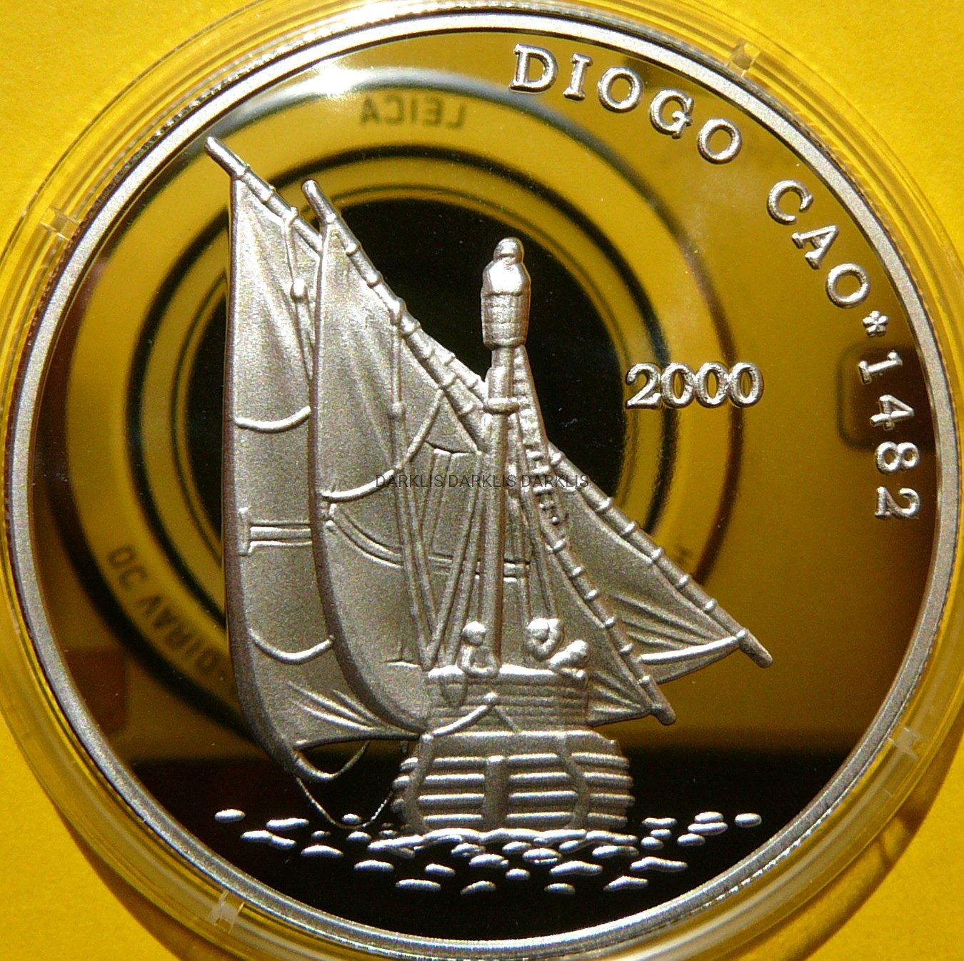 10 FRANK KONGO 2000 ŻAGLOWIEC DIOGO CAO 1482 RZADKA