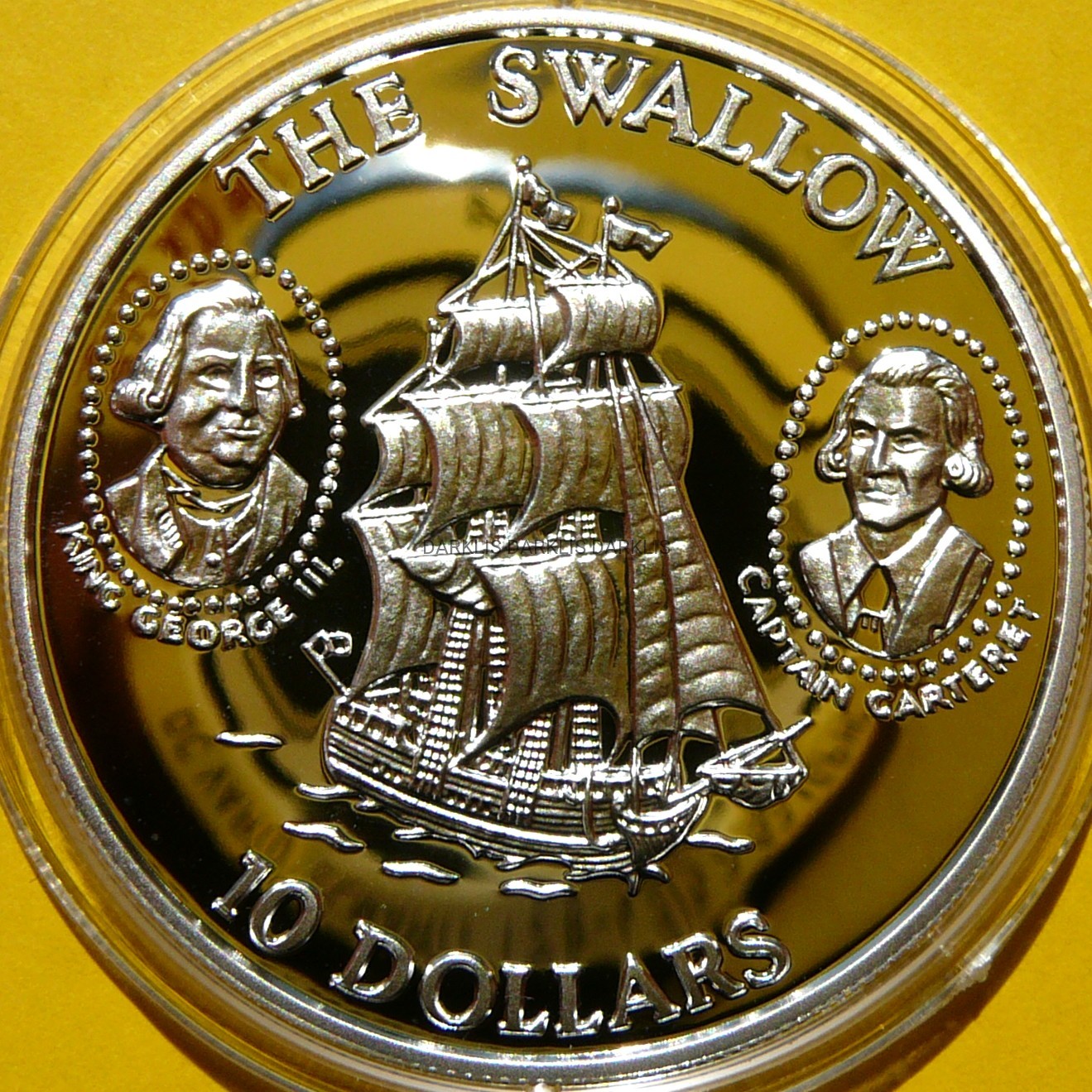10$ SALOMON ISLAND 1994 ŻAGLOWIEC SWALLOW RZADKA