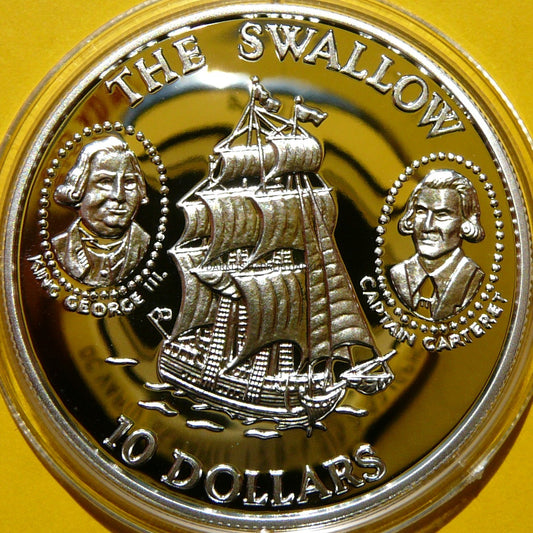 10$ SALOMON ISLAND 1994 ŻAGLOWIEC SWALLOW RZADKA