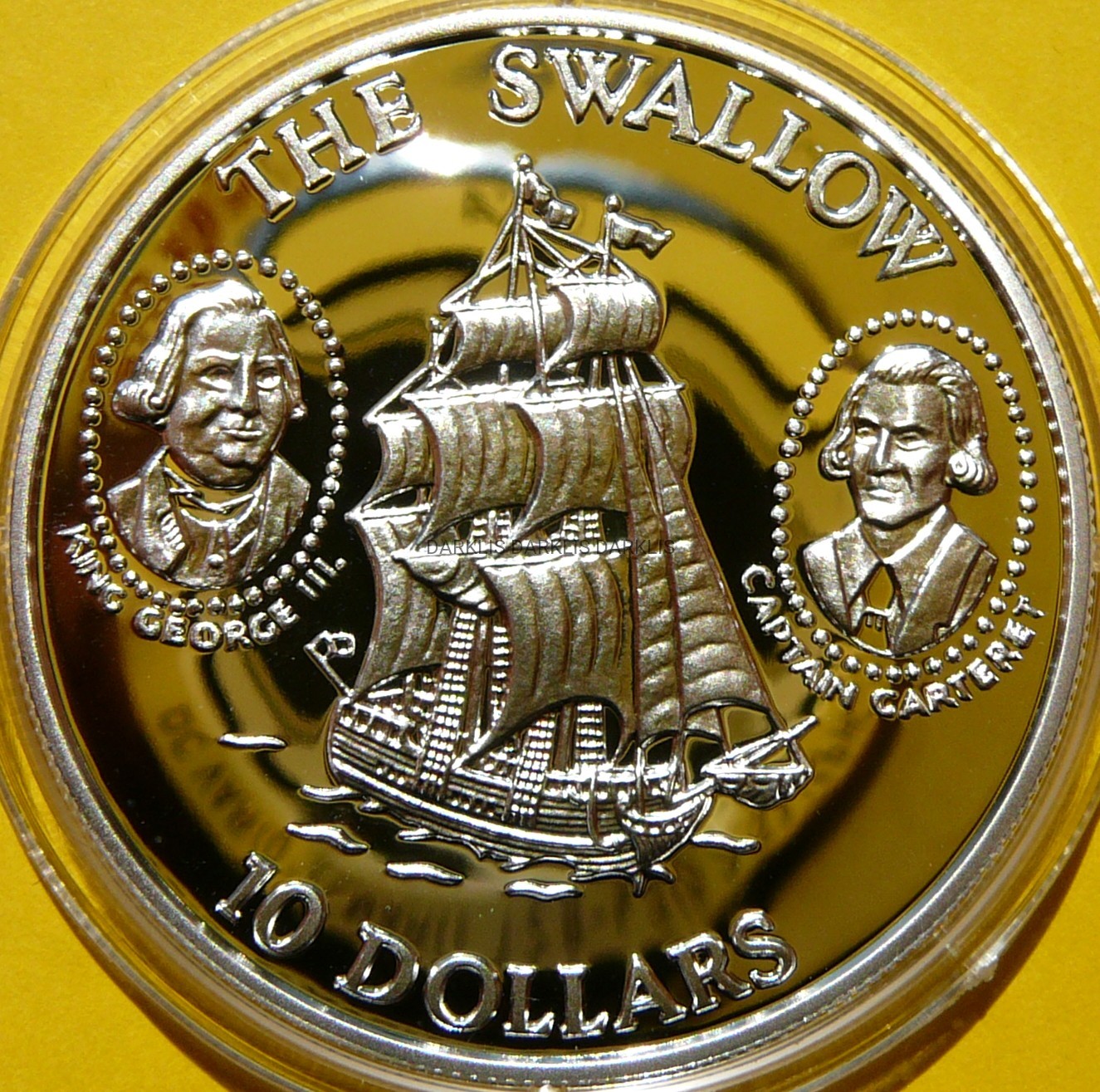 10$ SALOMON ISLAND 1994 ŻAGLOWIEC SWALLOW RZADKA