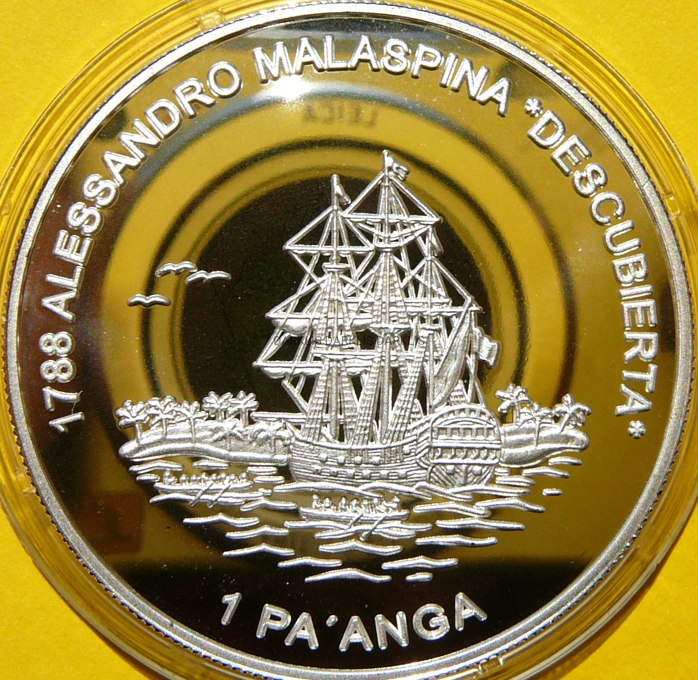 PAANGA TONGA 2001 ŻAGLOWIEC DESCUBIERTA RZADKA